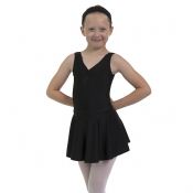 Black Ballet Dance Circular Skirt - Nylon Lycra